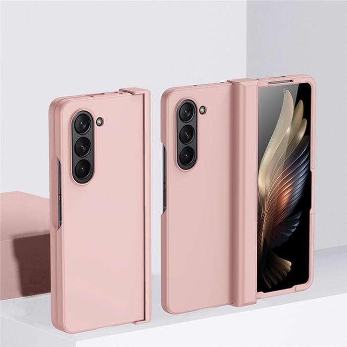 Bild 2,  Samsung Galaxy Z Fold 7 Skal Skin Touch Rosa - Teknikhallen.se