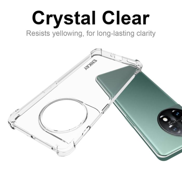 Bild 3, ENKAY ENKAY OnePlus 11 5G Skal Shockproof TPU Transparent - Teknikhallen.se