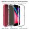  iPhone 7/8/SE (2020/2022) - Shockproof Hybrid Armor Skal - Rosa/Vit - Teknikhallen.se