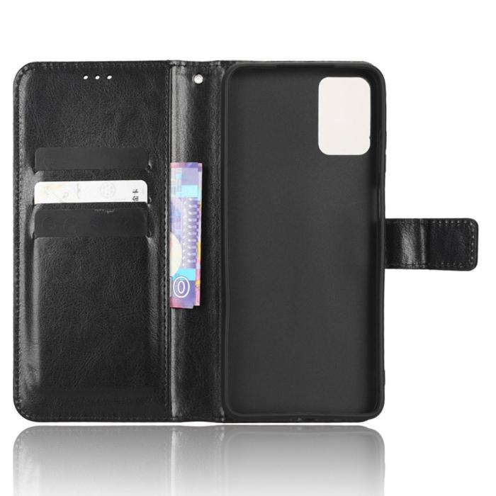 Bild 4,  Motorola Moto E22i Fodral Läder Svart - Teknikhallen.se