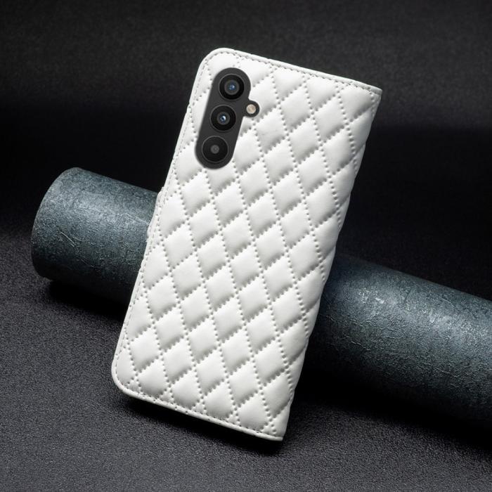 Bild 5,  Samsung Galaxy A25 5G Fodral Diamond Läder Vit - Teknikhallen.se