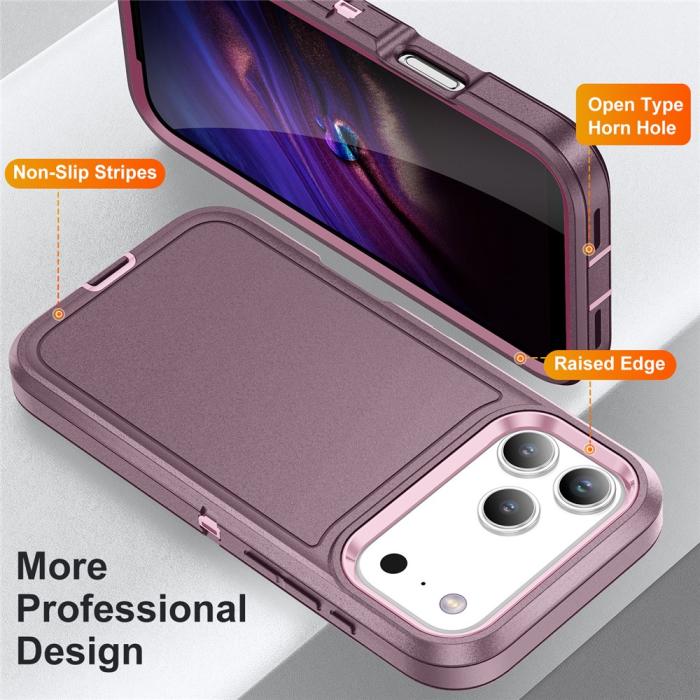 Bild 3,  iPhone 17 Pro Skal Extreme Shockproof Hybrid Lila - Teknikhallen.se