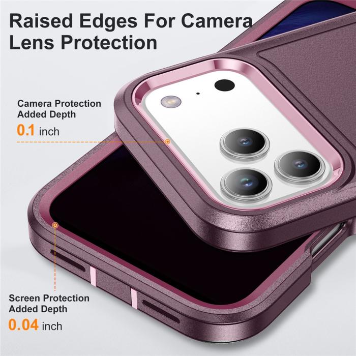 Bild 4,  iPhone 17 Pro Skal Extreme Shockproof Hybrid Lila - Teknikhallen.se