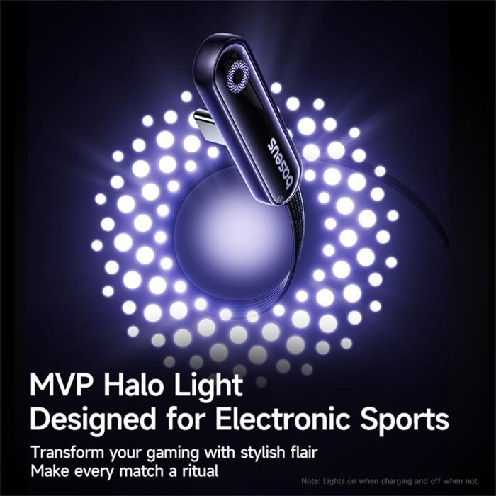Bild 4, BASEUS Baseus 1m 100W USB-C - USB-C Elbow Kabel Svart - Teknikhallen.se