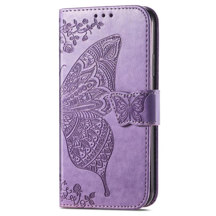 Bild 5,  Xiaomi Redmi 13C 4G Fodral Big Butterfly Ljus Lila - Teknikhallen.se