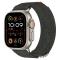  Apple Watch 42/44/45/49 mm Armband Justerbart Nylon Svart - Teknikhallen.se