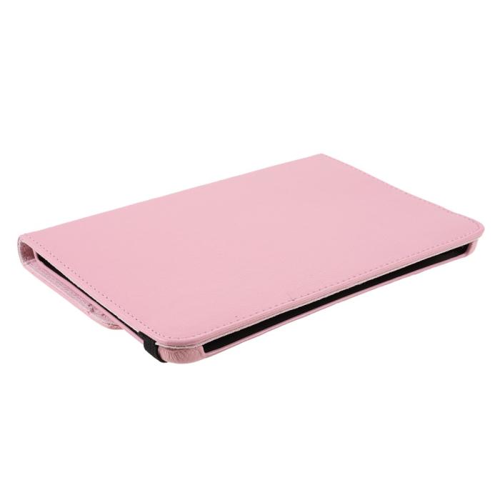 Bild 5,  iPad Mini 2024/2021 Fodral 360° Rotation Litchi Ljus Rosa - Teknikhallen.se