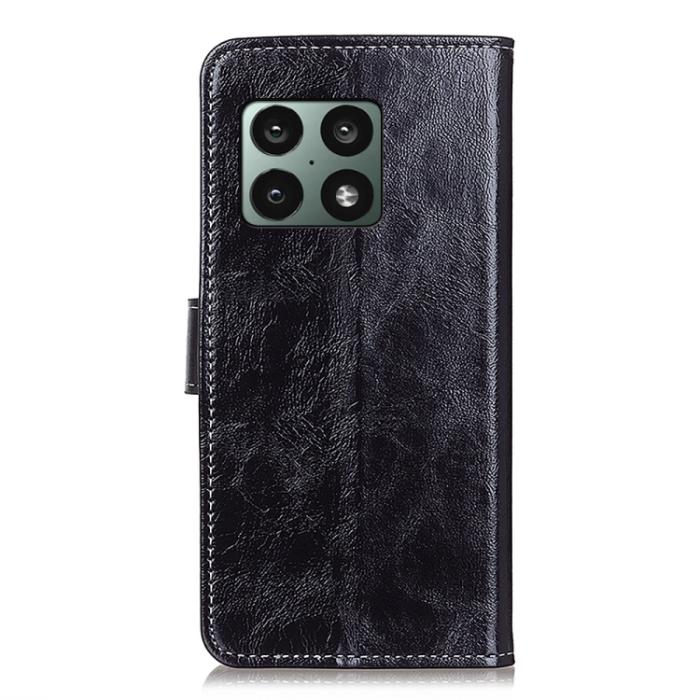 Bild 3,  OnePlus 10 Pro 5G Fodral Crazy Horse Retro Svart - Teknikhallen.se