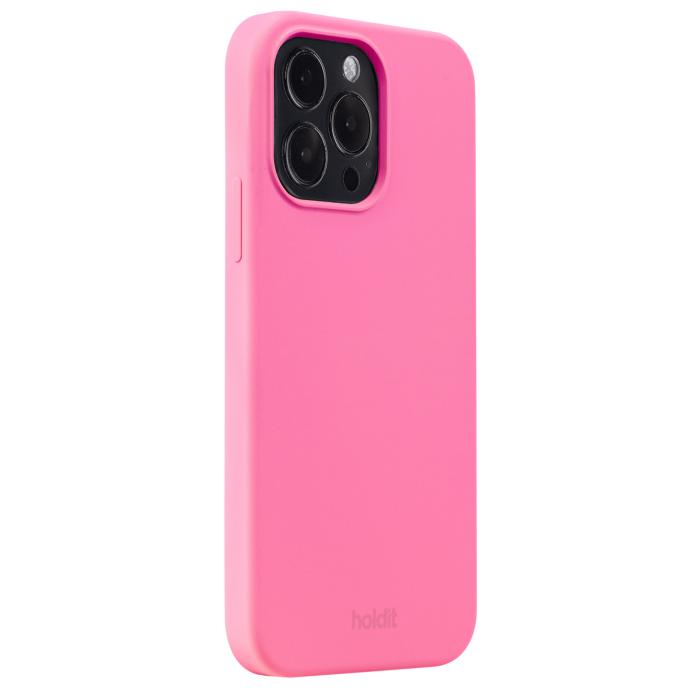 Bild 2, holdit holdit iPhone 14 Pro Max Skal Silikon Bright Pink - Teknikhallen.se