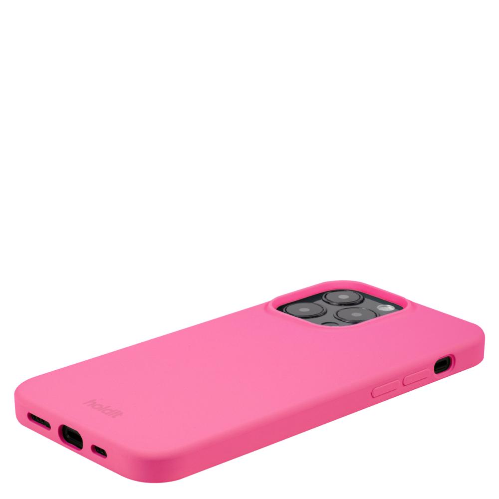 holdit holdit iPhone 14 Pro Max Skal Silikon Bright Pink - Teknikhallen.se