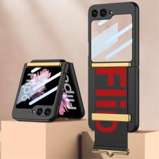 GKK GKK Galaxy Z Flip 6 / 7 FE Skal B&auml;lte Hybrid Svart/R&ouml;d - Teknikhallen.se