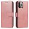  iPhone 13 Pro Max Plånboksfodral Läder Roséguld - Teknikhallen.se