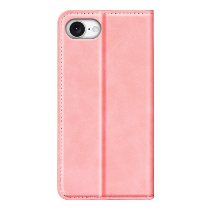 Bild 6,  iPhone 17e / 16e Fodral Flip Skin Touch Rosa - Teknikhallen.se