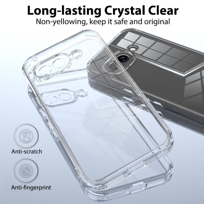 Bild 3,  Google Pixel 10a Skal Shockproof Hybrid Transparent - Teknikhallen.se