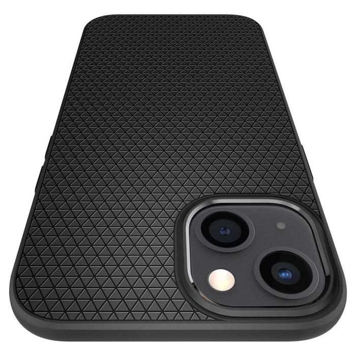 Bild 5, Spigen Spigen iPhone 13 Skal Liquid Air Svart - Teknikhallen.se