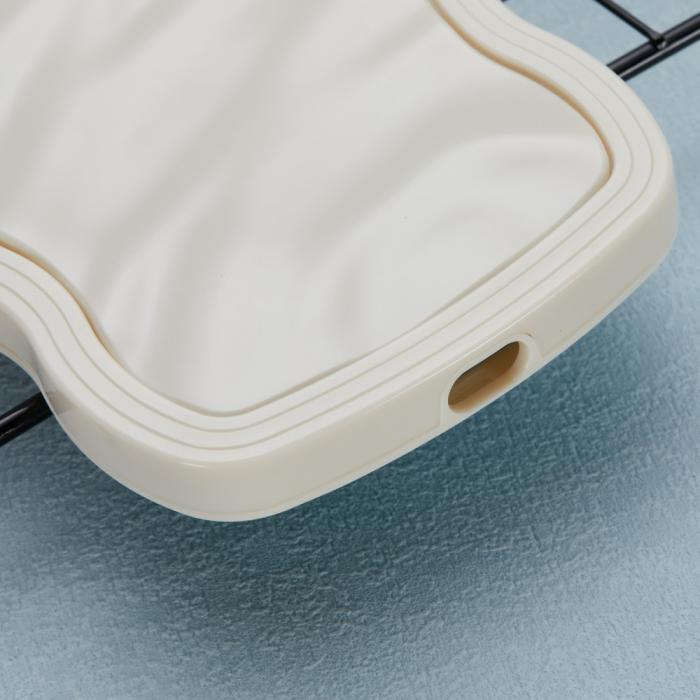 Bild 6,  iPhone 14 Pro Mobilskal Wavy Textur Beige - Teknikhallen.se