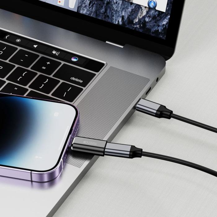 Bild 2, Tech-Protect Tech-Protect Lightning - USB-C Adapter UltraBoost Svart - Teknikhallen.se