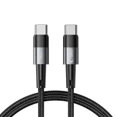 Tech-Protect Tech-Protect 1 m 60W/3A PD USB-C - USB-C Kabel UltraBoost Gr&aring; - Teknikhallen.se