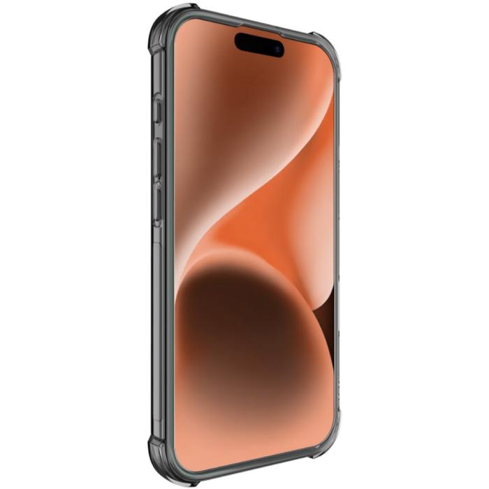 Bild 4, IMAK IMAK iPhone 16 Pro Skal Shockproof TPU Tonad Svart - Teknikhallen.se