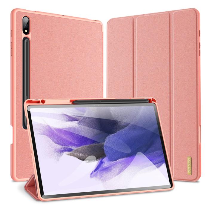 Bild 2, DUX DUCIS DUX DUCIS Galaxy Tab S9 Plus Fodral DOMO Tri-Fold Roséguld - Teknikhallen.se