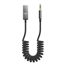 MCDODO Mcdodo 1.2m Bluetooth AUX Ljudadapter F&ouml;r Bilen Svart - Teknikhallen.se