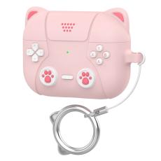  AirPods Pro 3 Skal Silikon Med Nyckelring Katt Ljus Rosa - Teknikhallen.se
