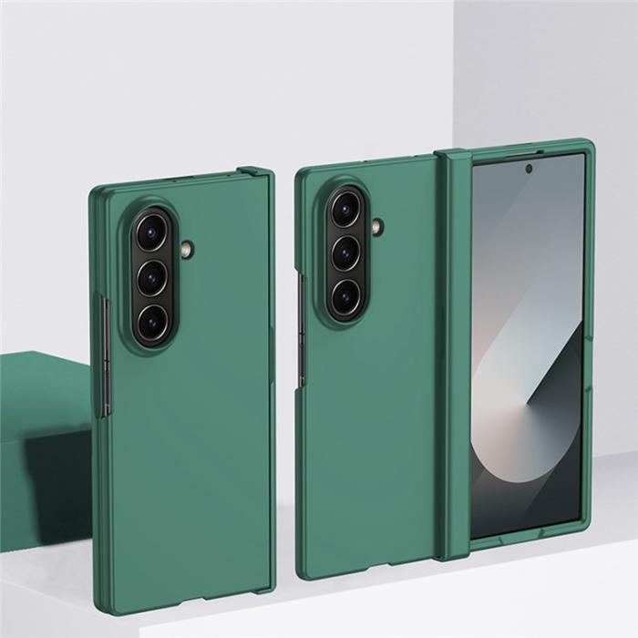 Bild 2,  Samsung Galaxy Z Fold 7 Skal Skin Touch Grön - Teknikhallen.se