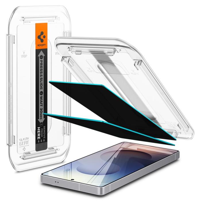 Bild 2, Spigen Spigen Galaxy S25 Ultra 2-PACK Skärmskydd GLAS.tR 