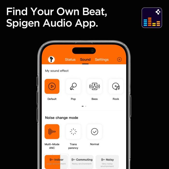 Bild 5, Spigen Spigen Over-Ear Trådlösa Hörlurar AncPro Svart - Teknikhallen.se