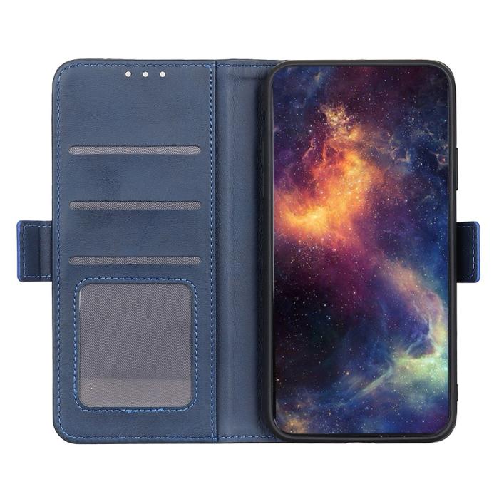 Bild 5,  Sony Xperia Pro-I Fodral Läder Med Magnetisk Stängning Blå - Teknikhallen.se