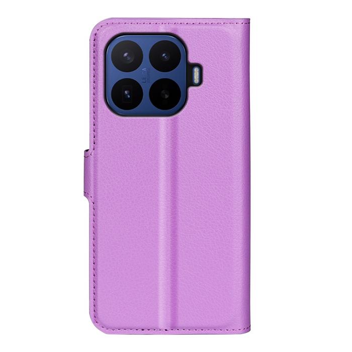 Bild 5,  Xiaomi 17T Pro Fodral Litchi Läder Lila - Teknikhallen.se