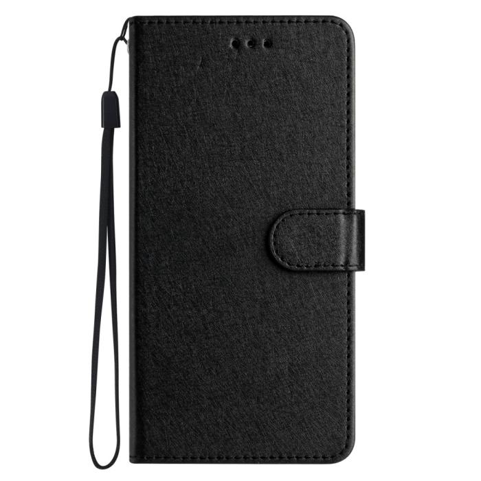Bild 6,  iPhone 16 Pro Max Fodral Silk Textur Med Snodd Svart - Teknikhallen.se