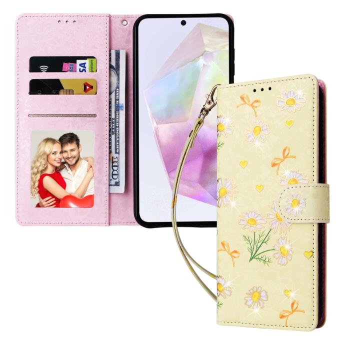 Bild 5,  Samsung Galaxy A16/A26 5G Fodral RFID Yellow Daisy - Teknikhallen.se