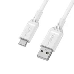 OtterBox OtterBox Standard 2m USB-C - USB-A Kabel Vit - Teknikhallen.se