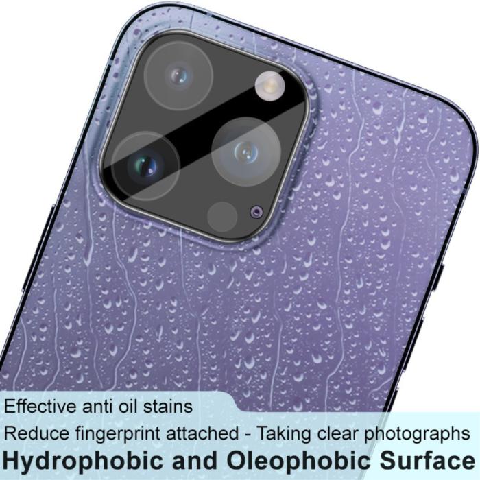 Bild 3, IMAK IMAK iPhone 16 Pro/16 Pro Max Linsskydd Härdat Glas Svart - Teknikhallen.se