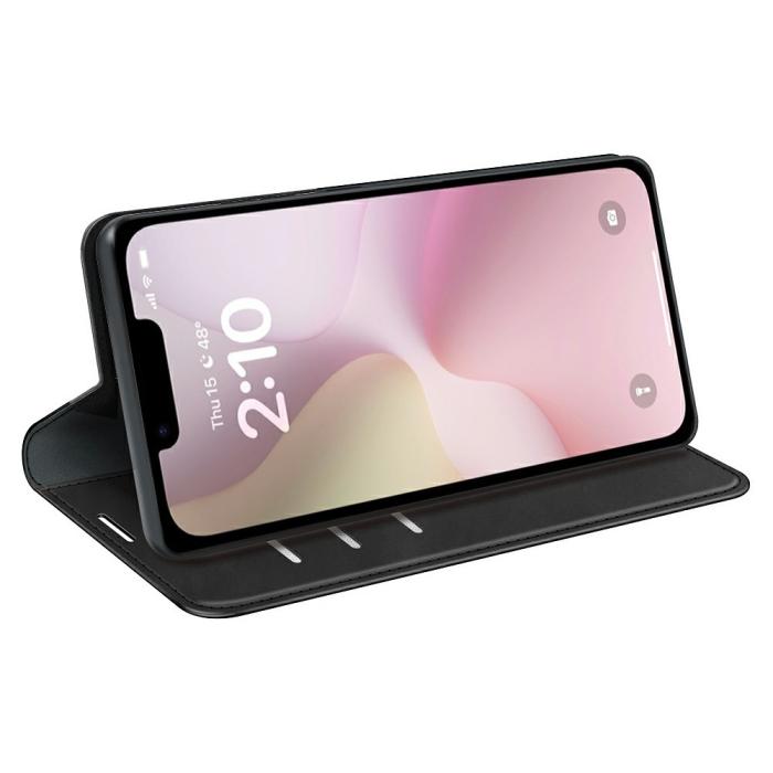 Bild 3,  iPhone 17e / 16e Fodral Flip Skin Touch Svart - Teknikhallen.se