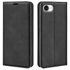  iPhone 17e / 16e Fodral Flip Skin Touch Svart - Teknikhallen.se