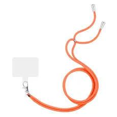  Mobilsn&ouml;re / Mobilhalsband / Mobilh&aring;llare Orange - Teknikhallen.se