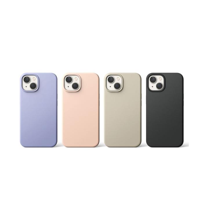 Bild 4, Ringke Ringke iPhone 15 Plus / 14 Plus Skal Silicone Pink Sand - Teknikhallen.se