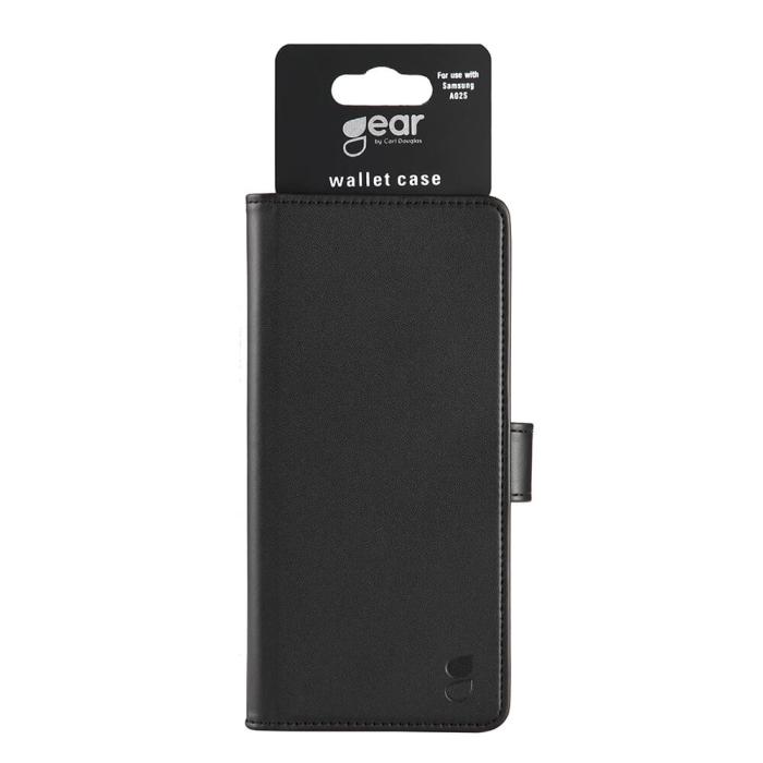 Bild 2, Gear GEAR Samsung Galaxy A02s Fodral Läder Svart - Teknikhallen.se