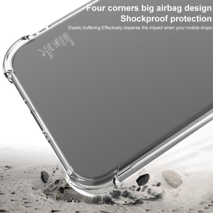 Bild 6, IMAK IMAK iPhone 16 Pro Skal Shockproof TPU Tonad Svart - Teknikhallen.se