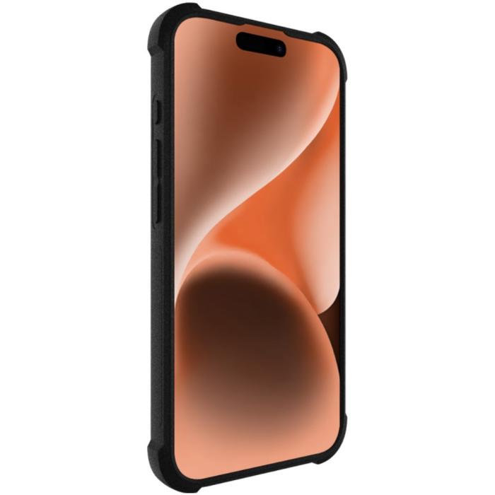 Bild 3, IMAK IMAK iPhone 16 Pro Skal Shockproof TPU Svart - Teknikhallen.se