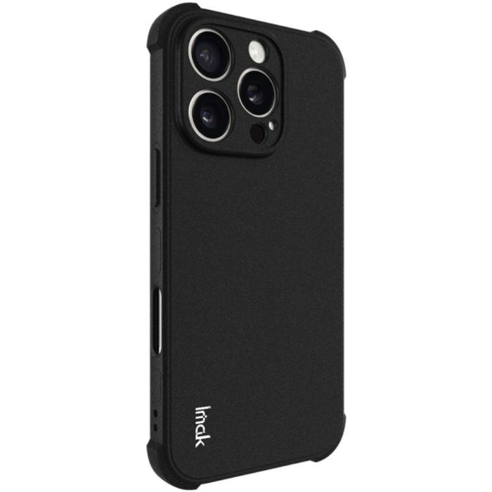 Bild 4, IMAK IMAK iPhone 16 Pro Skal Shockproof TPU Svart - Teknikhallen.se