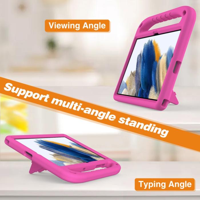 Bild 3,  Samsung Galaxy Tab A11 Plus / Tab A9 Plus Skal EVA Kickstand Rosa - Teknikhallen.se