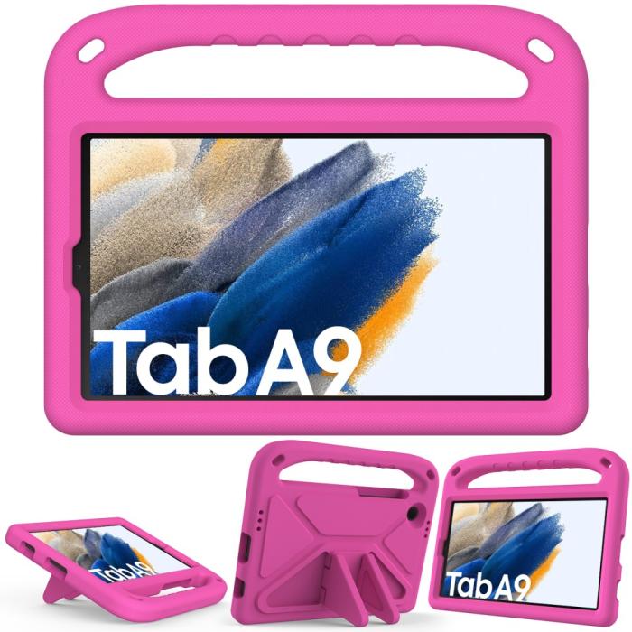Bild 2,  Samsung Galaxy Tab A11 / Tab A9 Skal EVA Kickstand Rosa - Teknikhallen.se