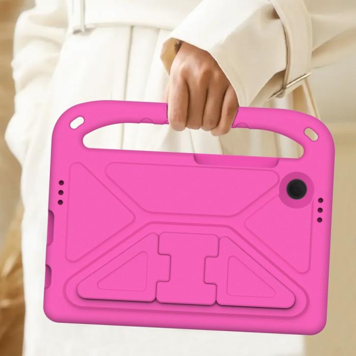 Bild 6,  Samsung Galaxy Tab A11 / Tab A9 Skal EVA Kickstand Rosa - Teknikhallen.se