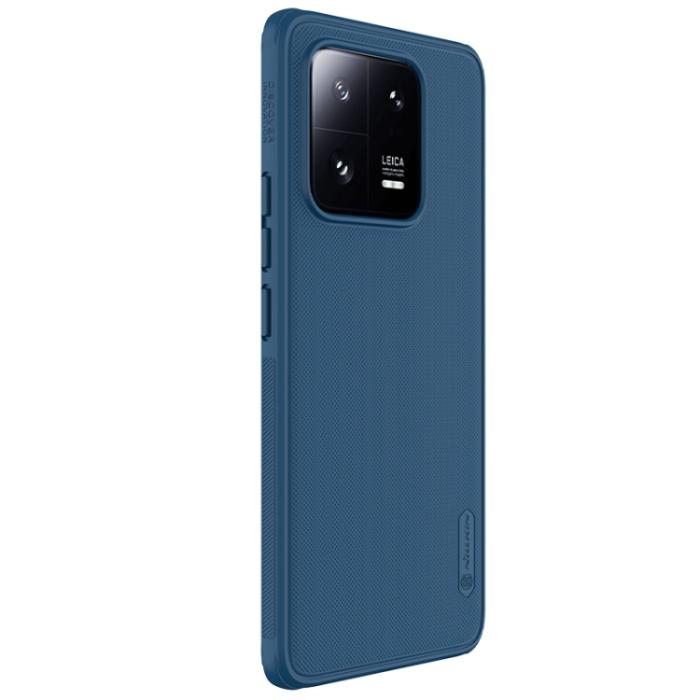 Bild 2, NILLKIN NILLKIN Xiaomi 13 Pro 5G Skal Frosted Shield Pro Blå - Teknikhallen.se