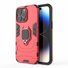  iPhone 15 Pro Max Skal Hybrid Armor Ring R&ouml;d - Teknikhallen.se