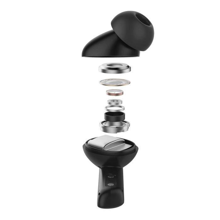 Bild 4, Spigen Spigen In-Ear Trådlösa Hörlurar AncPro Svart - Teknikhallen.se