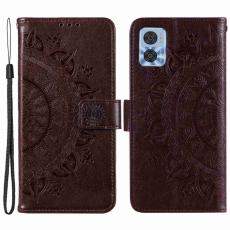  Motorola Moto E22i Fodral Mandala L&auml;der Brun - Teknikhallen.se